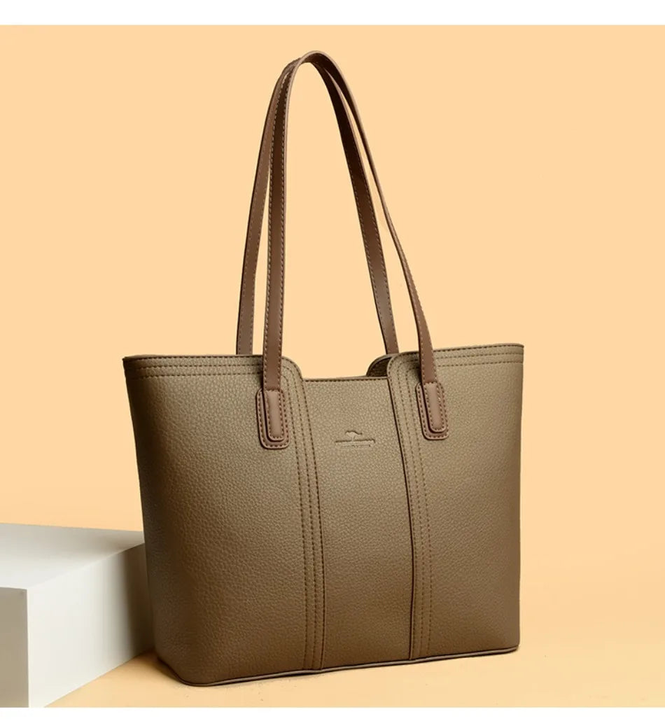Genuine Brand Women Bags Designer High Quality Soft Leather Large Women 2024 Shoulder Bag Messenger Handbag Shopping Messenger
