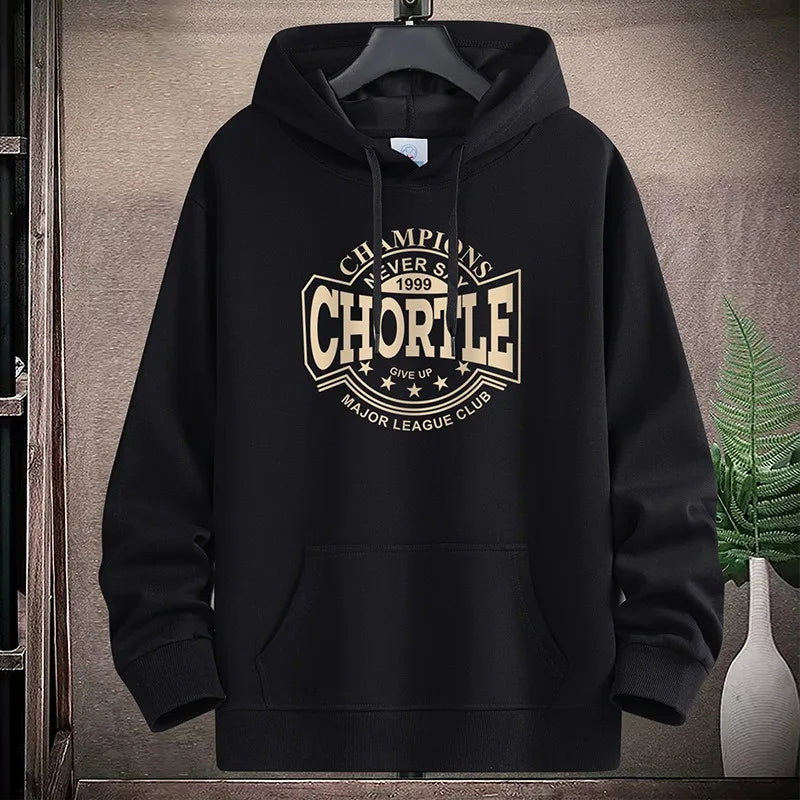 Hooded sweatshirt for men - Spring/Summer new style casual top - Pure cotton hoodie - Loose and comfortable - Unique design