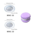 Macaron 3D Silicon Mold for Candle Soap Making Fondant Cake Molds Chocolate Candy Dessert Decor DIY Art Crafts Baking Mould Tool