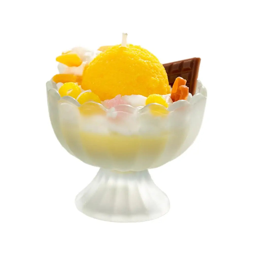 Ice Cream Scented Candle Decorative Scented Candle Nice-looking Bright Color Romatherapy Candles Home Decoration