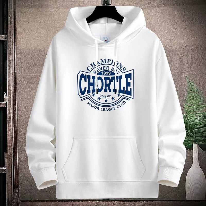 Hooded sweatshirt for men - Spring/Summer new style casual top - Pure cotton hoodie - Loose and comfortable - Unique design