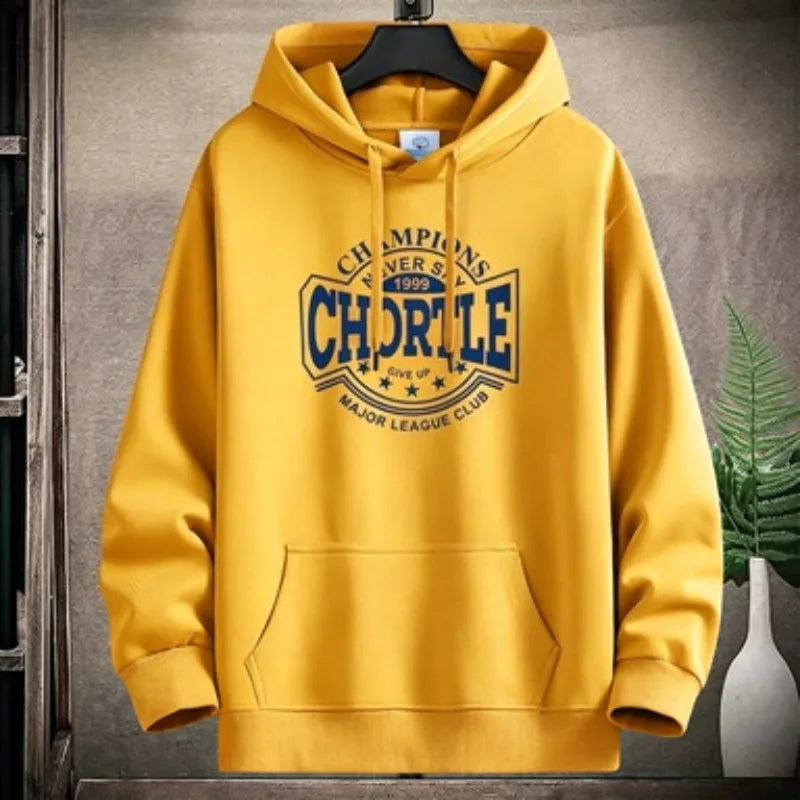 Hooded sweatshirt for men - Spring/Summer new style casual top - Pure cotton hoodie - Loose and comfortable - Unique design