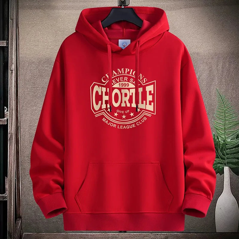 Hooded sweatshirt for men - Spring/Summer new style casual top - Pure cotton hoodie - Loose and comfortable - Unique design