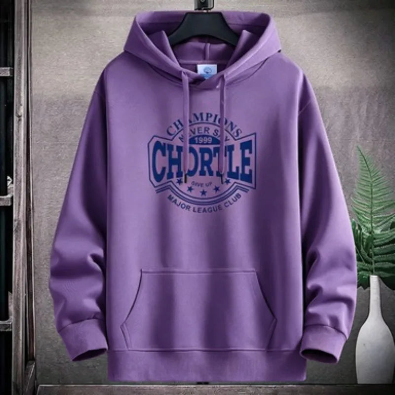 Hooded sweatshirt for men - Spring/Summer new style casual top - Pure cotton hoodie - Loose and comfortable - Unique design