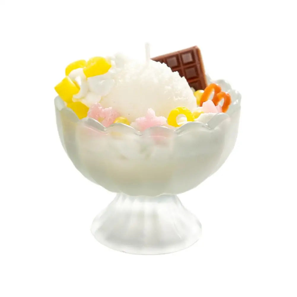 Ice Cream Scented Candle Decorative Scented Candle Nice-looking Bright Color Romatherapy Candles Home Decoration