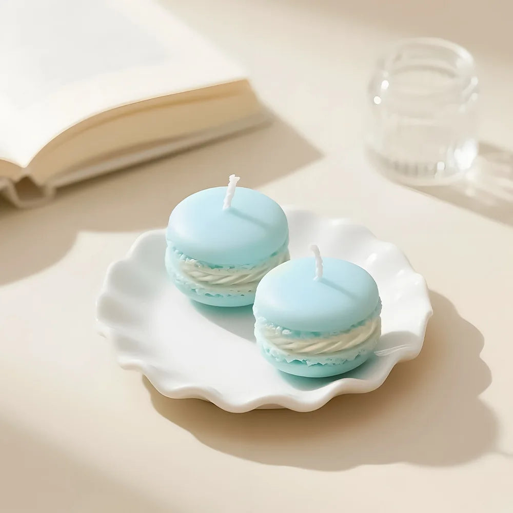 Macaron 3D Silicon Mold for Candle Soap Making Fondant Cake Molds Chocolate Candy Dessert Decor DIY Art Crafts Baking Mould Tool
